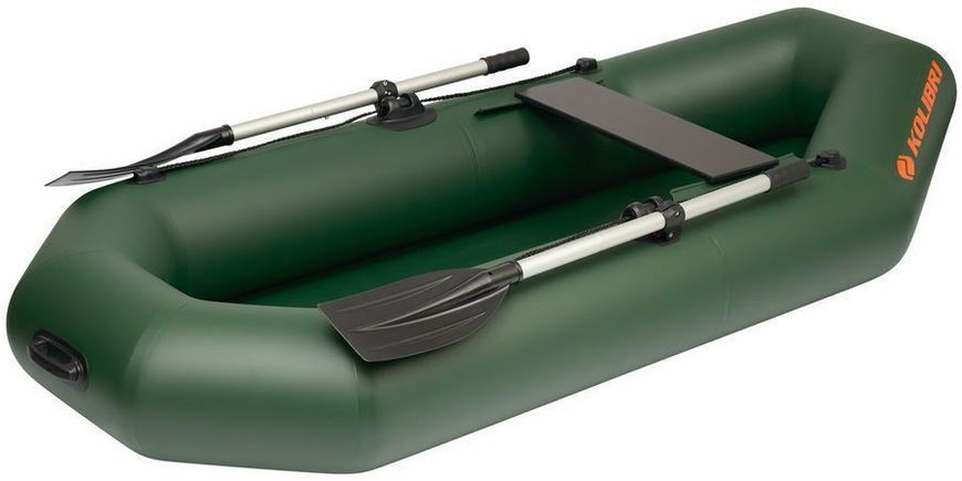 Колибри К-230 (Kolibri K-230) зелёная надувная гребная лодка, без настила 22011 фото