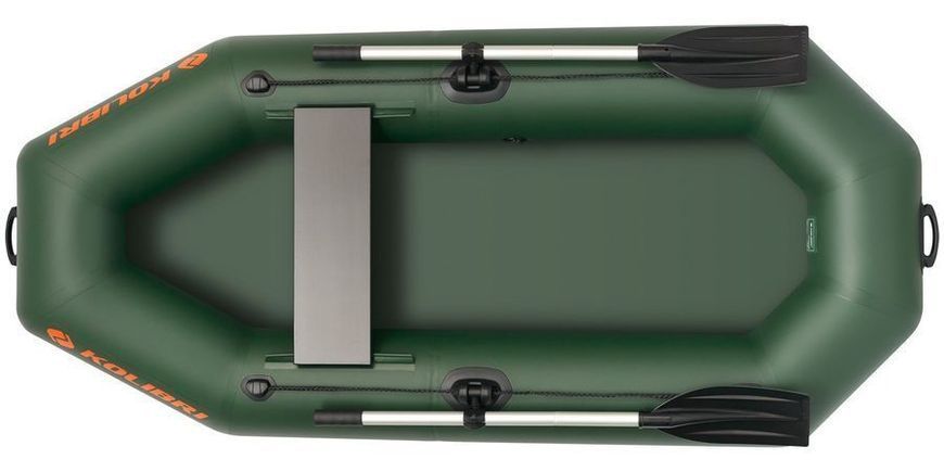 Колибри К-230 (Kolibri K-230) зелёная надувная гребная лодка, без настила 22011 фото