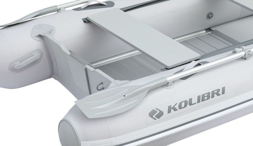 Колибри КМ-300ДХЛ (Kolibri KM-300DXL) моторная килевая надувная лодка + алюминиевый пайол 22044 фото