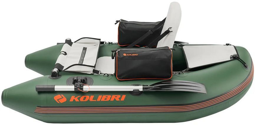 Колібрі К-180Ф (Kolibri K-180F) зелений надувний гребний човен + Air-Deck 22021 фото