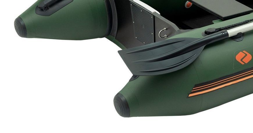 Колібрі КМ-260Д (Kolibri KM-260D Профі) зелений моторний кільовий надувний човен + слань-книжка 22810 фото
