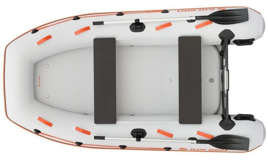 Nafukovac&iacute; čln Kolibri KM-300XL svetlosiv&yacute; motor + Air-Pack 22832 фото