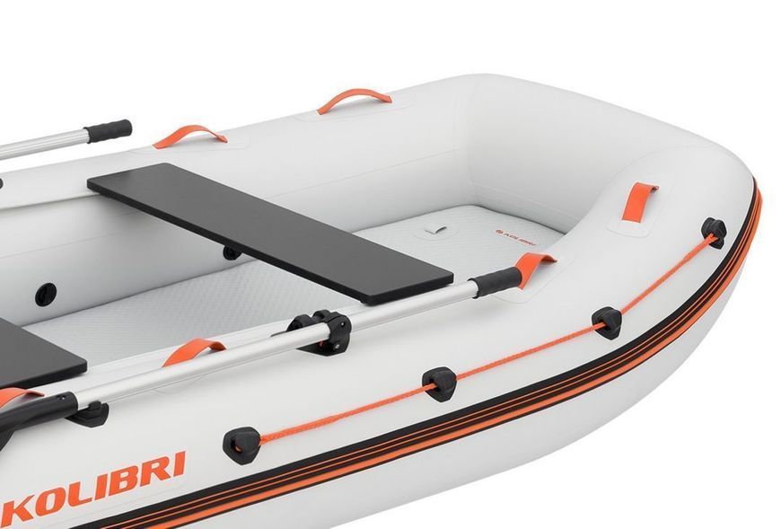 Nafukovac&iacute; čln Kolibri KM-300XL svetlosiv&yacute; motor + Air-Pack 22832 фото