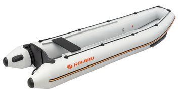 Колибри КМ-330С (Kolibri KM-330C) надувное каноэ слань-книжка, светло-серое 22837 фото