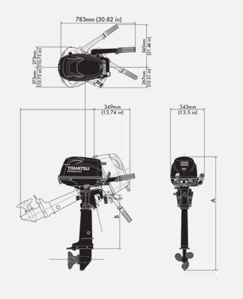Човновий двигун Tohatsu MFS5D SS 22539 фото