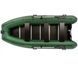 Колибри КМ-400ДСЛ (Kolibri KM-400DSL) зелёная моторная килевая надувная лодка + фанерный пайол 22823 фото 5