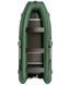 Колибри КМ-450ДСЛ (Kolibri KM-450DSL) зелёная моторная килевая надувная лодка + фанерный пайол 22040 фото 1