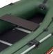 Колибри КМ-450ДСЛ (Kolibri KM-450DSL) зелёная моторная килевая надувная лодка + фанерный пайол 22040 фото 3