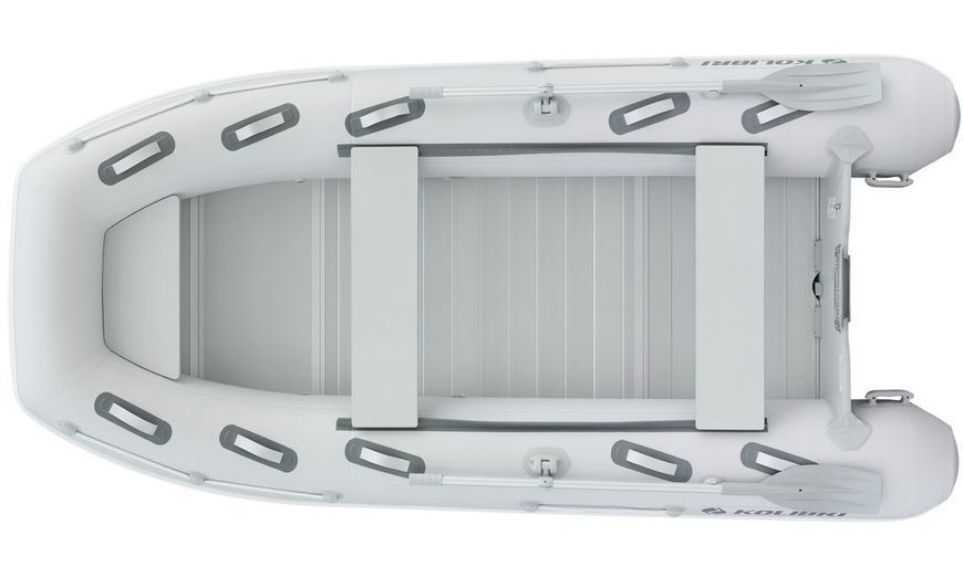 Колибри КМ-360ДХЛ (Kolibri KM-360DXL) моторная килевая надувная лодка + алюминиевый пайол 22048 фото