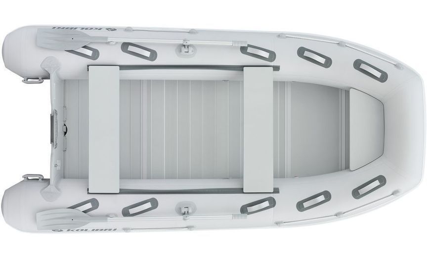 Колибри КМ-360ДХЛ (Kolibri KM-360DXL) моторная килевая надувная лодка + алюминиевый пайол 22048 фото