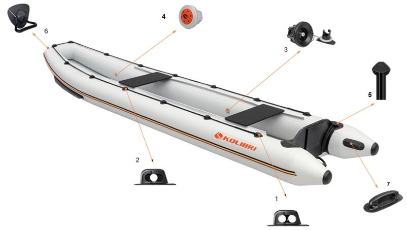 Фурнітура каное Kolibri KM-390C